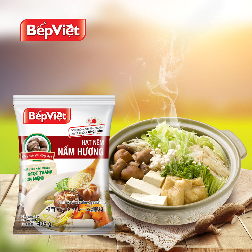 Hạt nêm Nấm Hương 405gr xuất khẩu Nhật Bản